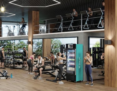 24小時健身中心AI 智能自動販賣機