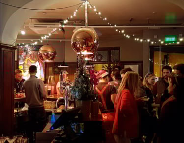 Christmas parties at The yellow house