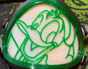 flo-64: Flomask with Donald Duck decoration