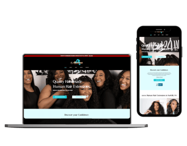 beauty website design