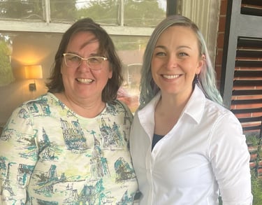 Suzy Hankins and Tabitha Dominguez