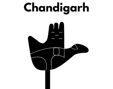 chandigarh hand logo