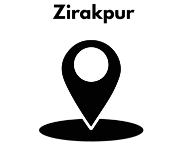Zirakpur location pin