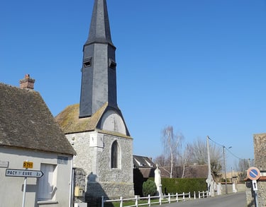 Photo de l'église de Fains 27120 - ATZ Diagnostic Immobilier