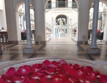 hall of a luxury hotel