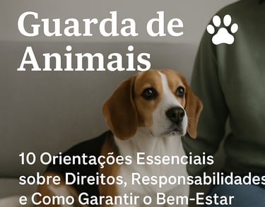 🐾 Guarda de Animais 10 Orientações Essenciais sobre Direitos, Responsabilidades e Como Garantir o B