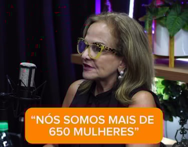 Fala no podcast Chave da Vida Cast sobre 650 mulheres unidas pelo empreendedorismo e empoderamento.