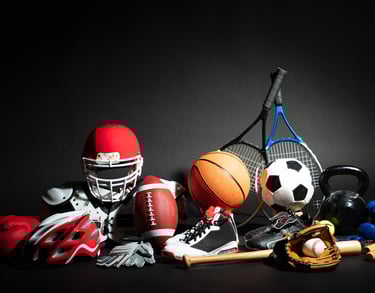 A college of sports equipment 