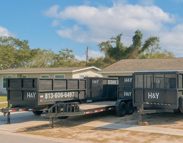 Dumpster and Flatbed Trailer Rental Tampa