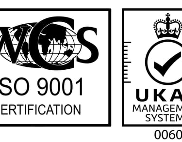 WCS ISO 9001:2015 certification UKAS management systems qaulity control 