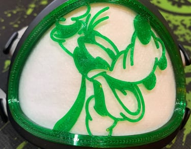 flo-65: Flomask with Goofy decoration