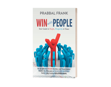Cover image of book authored by Dr. Prabal entitled "Win with People."