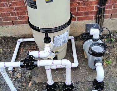 New Pump, Filter, and Valves