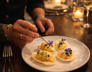 Luxury gastronomic experience with private chef service