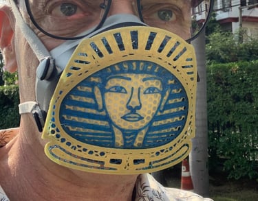 Tutanchamon decoration, Flo mask