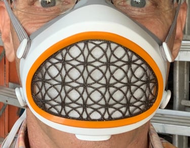 flo-8: Flomask with Circles decoration