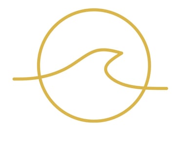 Alive logo in gold-yellow for Alive Productions
