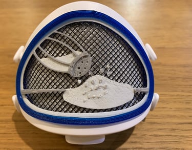 flo-30: Flomask with Salting the Vibes decoration