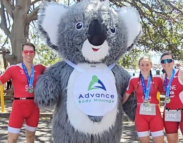 Giant Advance Body Massage Koala with Canadian Sports Athletes