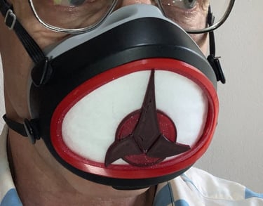 flo-19: Flomask with Startrek Klingon decoration