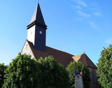 Photo de l'église de Mousseaux-Neuville 27220 - ATZ Diagnostic Immobilier