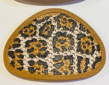 Panther pattern decoration for Flo mask
