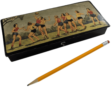 Pencil case featuring French women's basketball team