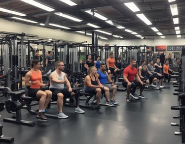 a man riding a skateboard down a street next to tall buildings