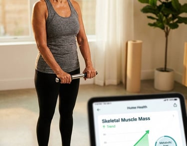 Woman using Hume Health Pod