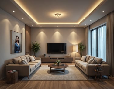 cómo iluminar un salón moderno