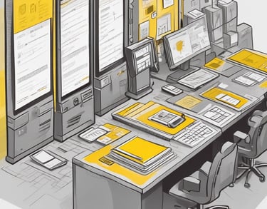 a man riding a skateboard down a street next to tall buildings