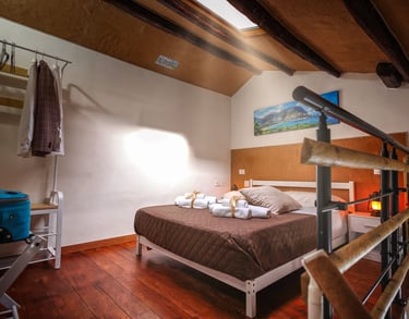 camera da letto la casa di sughero