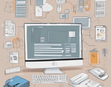 a man riding a skateboard down a street next to tall buildings