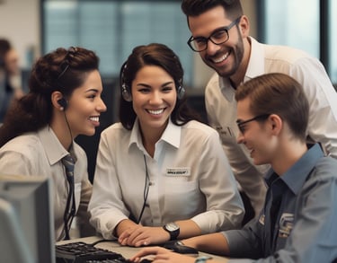 a man riding a skateboard down a street next to tall buildings