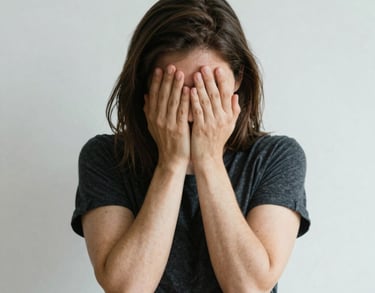 a man riding a skateboard down a street next to tall buildings