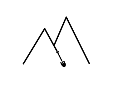 Faith Race mountain moving shovel logo
