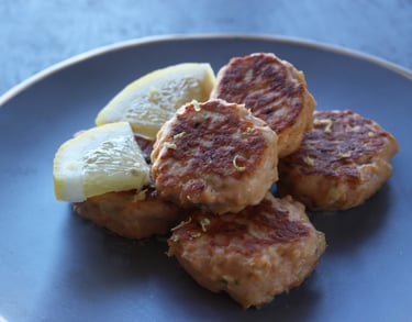 Lemon Zest Atlantic Salmon Patties