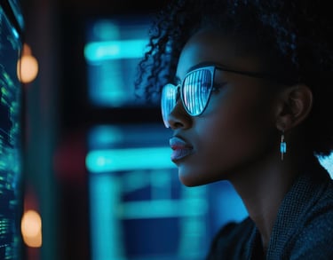 Femme africaine technologie