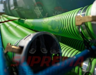 molas de sucção com caminhão