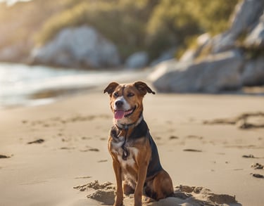 Dog sit at Wyoming 's Beache