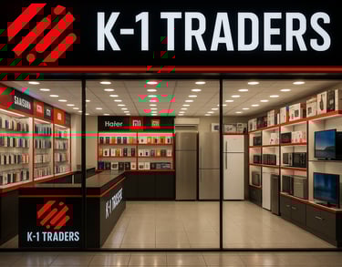 Shop Mobiles, Electronics & Appliances on Easy Installments in Islamabad – K-1 Traders