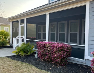 Durable pet-friendly porch screens in Georgetown County.