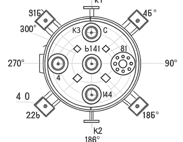 Glass lined reactors K type