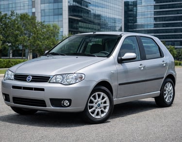 gerações do Fiat Palio 2004 modelo reestilizado com design mais moderno