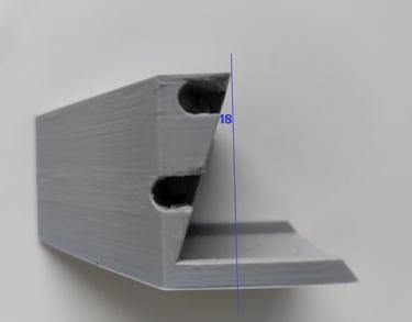 ângulo da proteção de cadeira