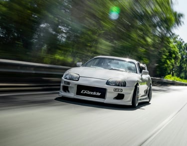 Toyota SUPRA mk4 blanche