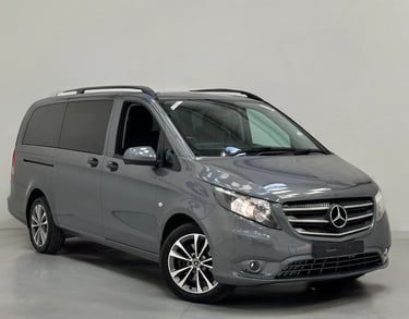 gray mercedes benz vito