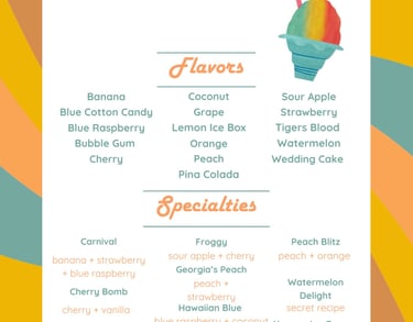 The Bean Shaved Ice Parties 