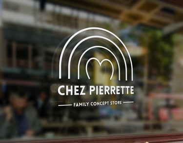 Firmen Logo Design Schaufenster