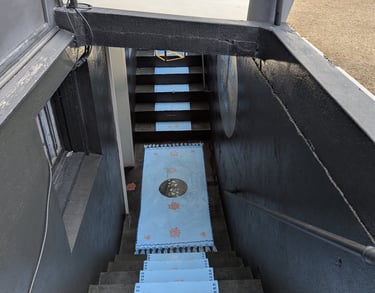 the hole, drunk killer stairs, Silverbird studio, Pamela Sue Perry, Trenton high school